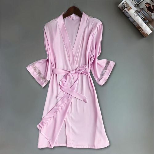 Generic Sexy Chemise de Nuit Femmes peignoir en Satin de soie confortable doux au peau a prix pas cher Jumia Maroc