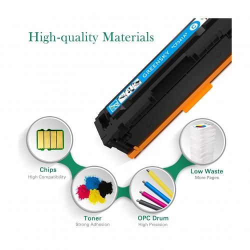 product_image_name-Koanan-Pack Toner  203A(CF540A  CF541A  CF542A CF543A), - Pour imprimante HP - (Noir + Cyan + Magenta + Jaune)-2