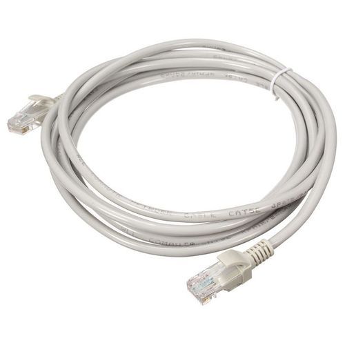 Generic Cable reseau ethernet RJ45 3M Cat.6 Gris, qualité Pro, Haut débit -  8 fils