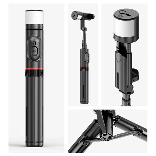 product_image_name-Magic-Q12s Perche à selfie Bluetooth multifonctionnelle, télécommande.-1