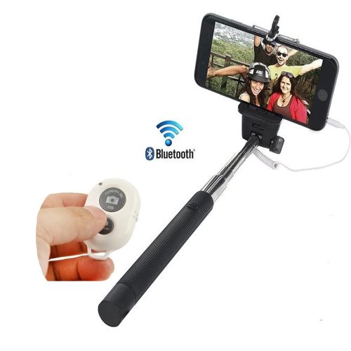 Generic Selfie Bluetooth + Telecommande Bras Perche Selfie - Pour Camera  Telephone à prix pas cher