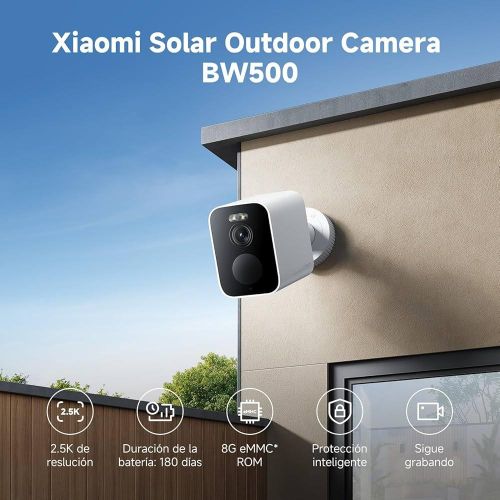 product_image_name-XIAOMI-Caméra BW500 + Panel Solar, 2.5K HD IP67, Longue Durée de Vie de la Batterie-2