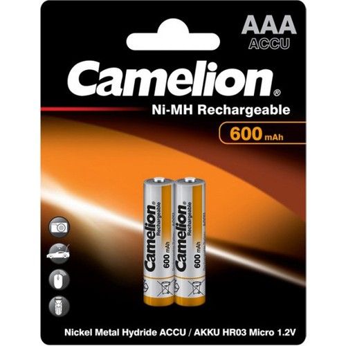 Pile rechargeable AAA - 1000mAH - x2 CARREFOUR : le lot de 2 piles