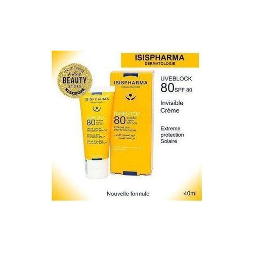 product_image_name-Isis Pharma-كريم واقي من الشمس SPF80 سعة 40 مل Uveblock حماية غير مرئية وحماية قصوى-4