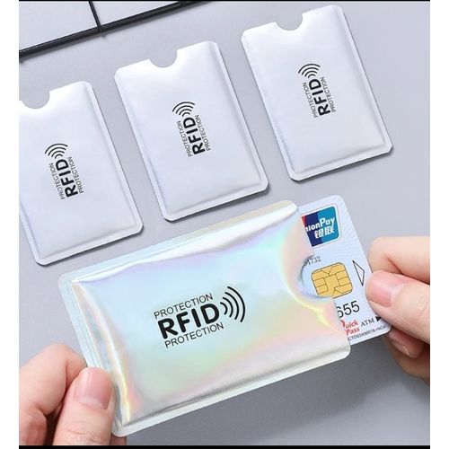 Generic 4 pochettes Protection Carte Bancaire Electronique Anti Vol, Anti  Piratage signal RFID à prix pas cher