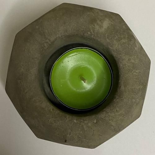 product_image_name-Generic-Porte bougie  en Béton Gris_ Bougeoir Design unique naturel _ 7cm x 4 cmحامل شمع من الاسمنت الرمادي ـ تصميم طبيعي فريد ـ 7 سم × 4 سم-4