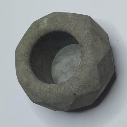 product_image_name-Generic-Porte bougie  en Béton Gris_ Bougeoir Design unique naturel _ 7cm x 4 cmحامل شمع من الاسمنت الرمادي ـ تصميم طبيعي فريد ـ 7 سم × 4 سم-6