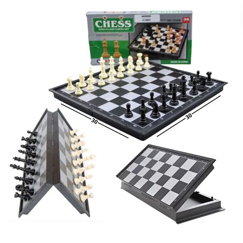 product_image_name-Generic-Jeu d'échecs  , chess ,Backgammon, Magnétique ,bonne qualité  30x30cm-3