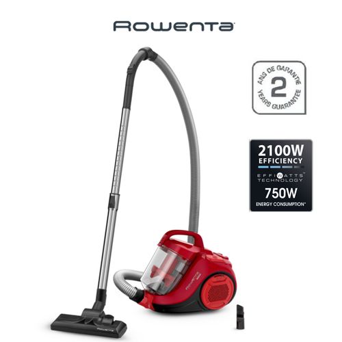 Rowenta, Aspirateur Sans Sac, Puissant et Silencieux, 750 W, 2 L