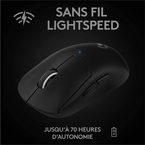 Souris gaming sans fil Logitech G Pro pour les professionnels d