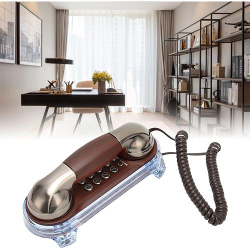 product_image_name-Panasonic-هاتف ارضي يثبت على الحائط بتصميم كلاسيكي قديم يثبت على الحائط بزر كبير مع فلاش تيليجرام وارد، للمنزل والمكتب-3