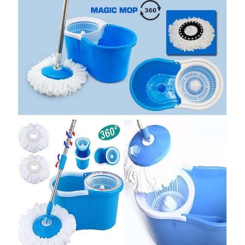 Generic Nouveau Tornado Mop Tornade Magique Serpillère avec Seau