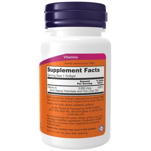 product_image_name-Now Foods-Vitamine A,10 000 UI,Nutrition essentielle 100 capsules+sticker cadeau-3