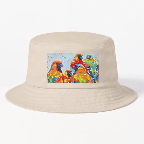 product_image_name-Generic-Perroquets colorés se reposant sur une branche d'arbre bob avec design personnalisé unique-1