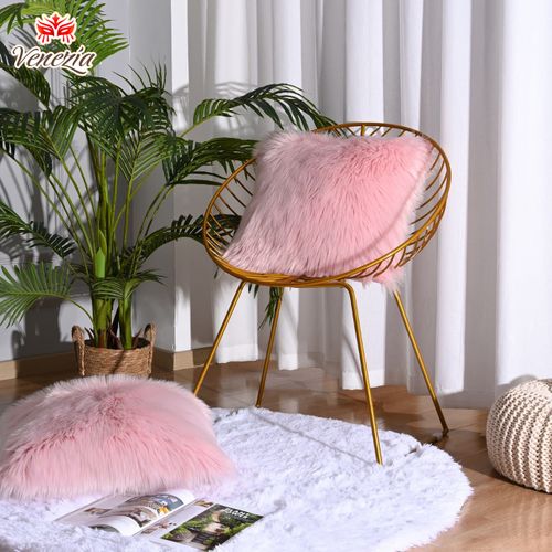 Housse de Coussin 65x65 Automne Housse Coussin Decoratif Lin Imperméable  Taie Oreiller Rose Coussins Decoratifs Fleur fille L'été Housse Coussin