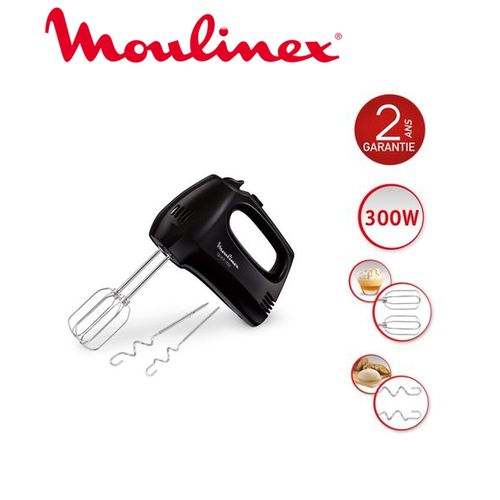 Moulinex BATTEUR QUICKMIX 300W 5V+TURBO NOIR HM3108B1