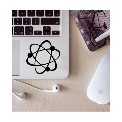 Stickers autocollant pc portable stickers macbook Sticker Ordinateur stick  Noir SL036 à prix pas cher