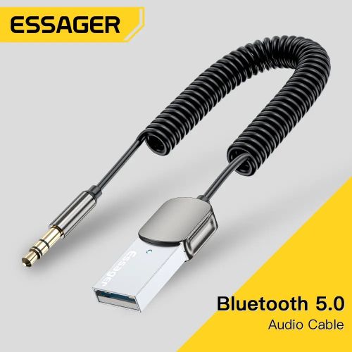 Adaptateur Usb Bluetooth pour voiture 3.5mm Jack Audio Récepteur