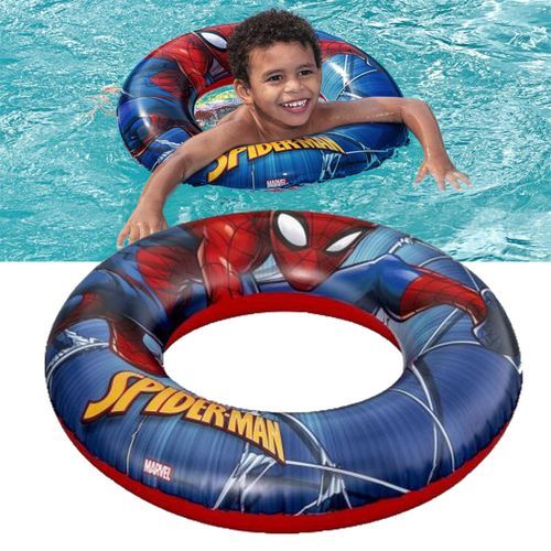 Generic Bouée inflatable pour piscine et plage motife Spiderman de 56 cm à  prix pas cher