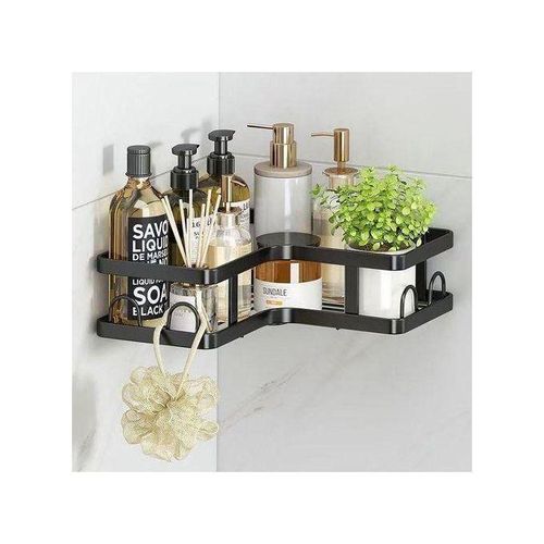 product_image_name-Generic-Étagère de Rangement d'angle set 5 Organisateur Coin Salle de Bain Cuisine Douche SANS perçage-3