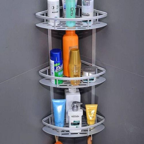 Étagère De Douche Triangulaire, Support En Verre De Salle De Bain En