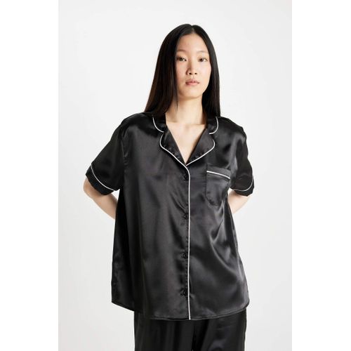 product_image_name-Defacto-2 Ensembles de Pyjama Décontracté Ajusté Col Rond Femme -  Noir.-2