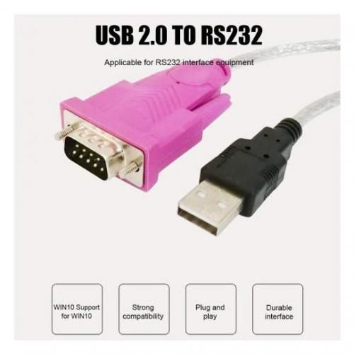 product_image_name-Other-Câble universel USB to RS232 DB9 Mâle à Mâle pour Windows, Mac OS, Linux 1M-2