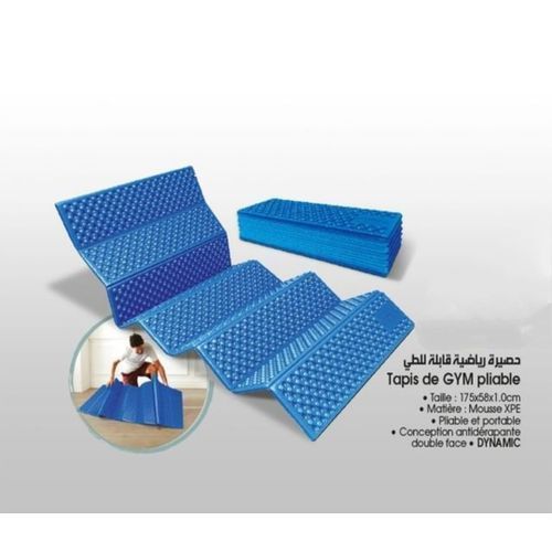 Grand tapis de gym pliable