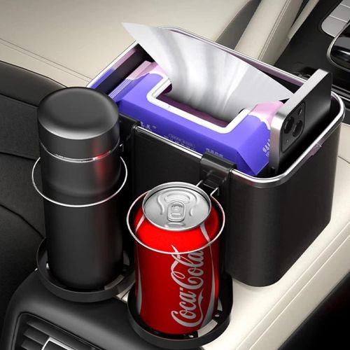 Porte-Gobelet Pliable Pour Accoudoir De Voiture, Organiseur De