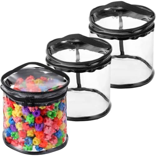 product_image_name-ADZA-مجموعة من 3 حقائب تخزين شفافة من PVC بسحاب لتخزين الألعاب-1