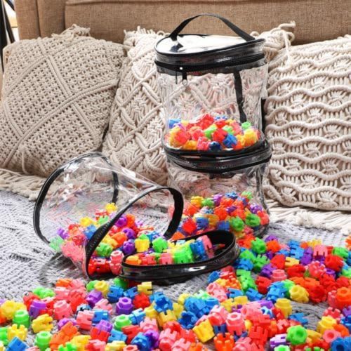 product_image_name-ADZA-مجموعة من 3 حقائب تخزين شفافة من PVC بسحاب لتخزين الألعاب-6