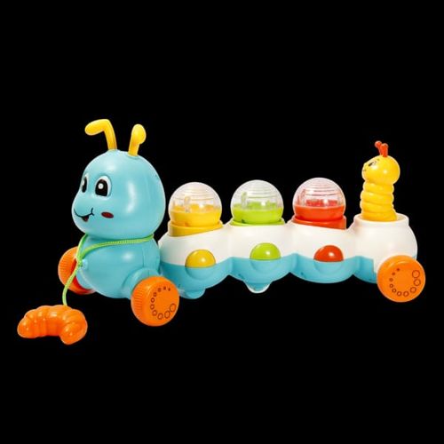 Generic Jouets d'eveil pour bébé de 12 mois + : chenille à tirer