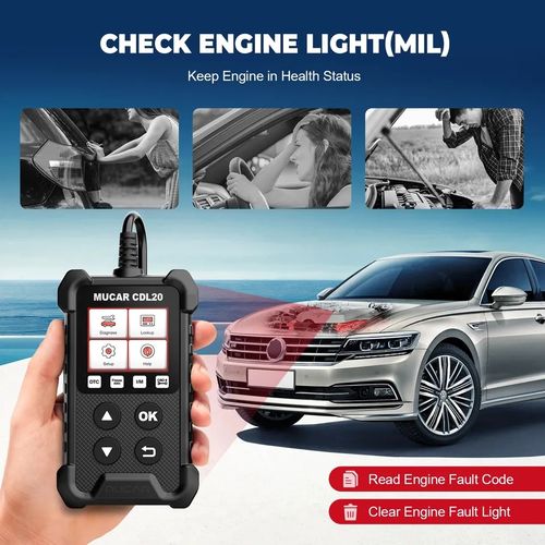 MUCAR Outil De Diagnostic Pour Voiture - Scanner Auto, Lecteur De