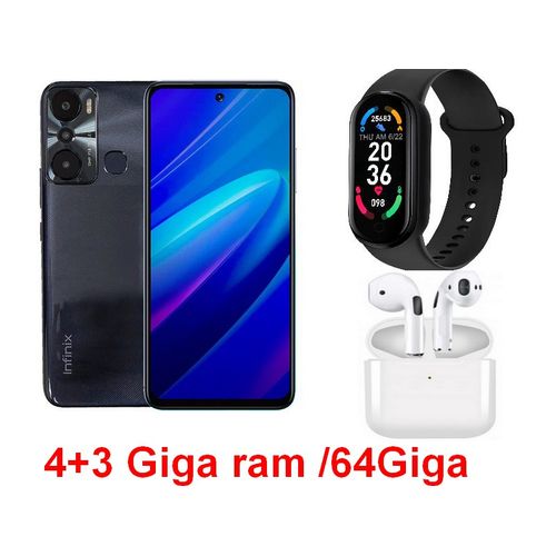 Hot 20i (4GB Ram / 64GB ) - Helio G25 -13 MP -5000 mAh- Noir +Kit+ BAND
