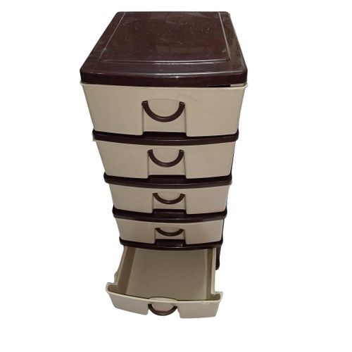 Generic Rangement Mini tiroir en plastique durable avec 5 tiroirs