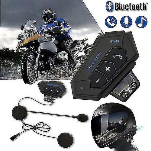 Oreillettes Bluetooth pour motos, appareil de communication pour