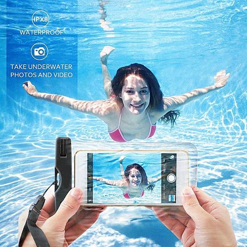 WaterProof Sac Pour Mobile Téléphones pour prendre des selfies agréable sous leau