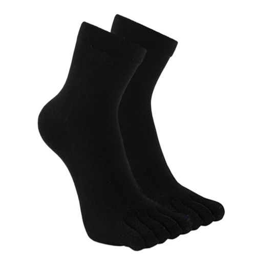 Generic Super chaussettes cinq orteils pour hommes (2 paires) noir sports  d'hiver à prix pas cher