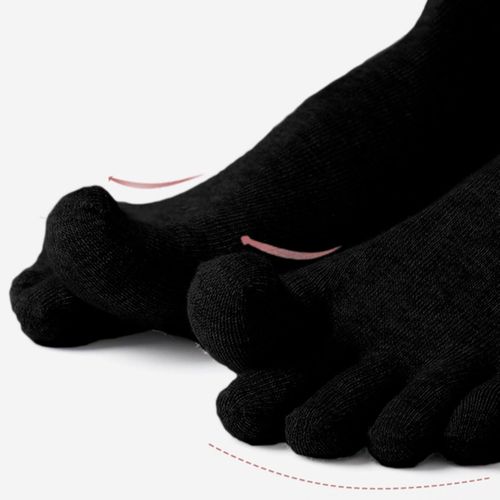 Chaussettes à orteils Homme (Noir) FITNESS-MAD