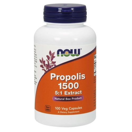 Now Food Propolis 1500, 300 mg, 100 capsules végétales - image 5