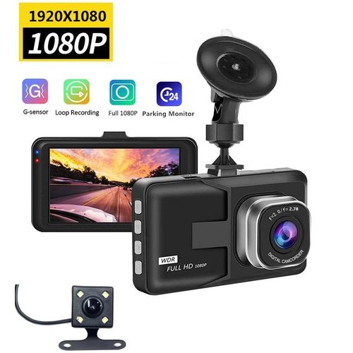 Car Dvr Camera de tableau de bord DVR pour voiture FulHd G-Sensor