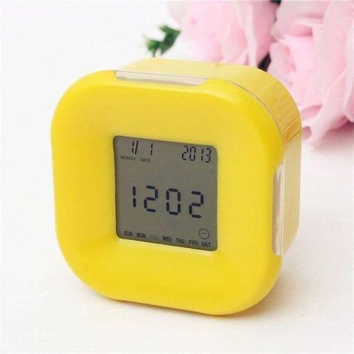 product_image_name-Generic-Horloge Numérique Colorée (jaune)-1