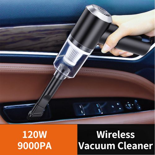 Aspirateur Portable pour Voiture Sans Fil, Aspirateur pour Voiture Humide  et Sèche avec Filtre Lavable, Charge USB Sans Fil, Aspirateur de Bureau  Portable et de Voiture à Domicile 