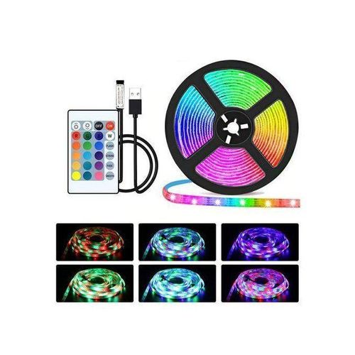 product_image_name-Generic-Barre lumineuse LED RGB, Bluetooth, contrôle USB, Flexible, ruban multifonction-2