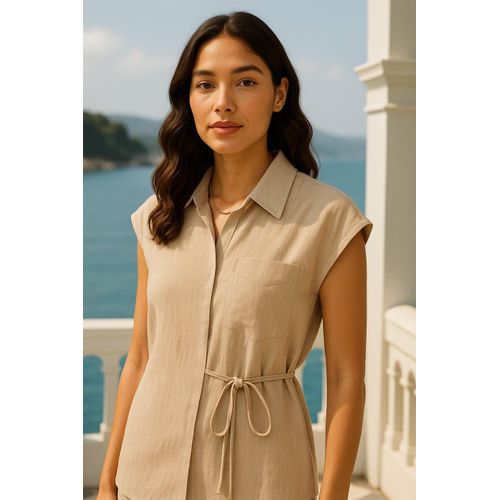 product_image_name-Marwa-قميص بيج برباط-1