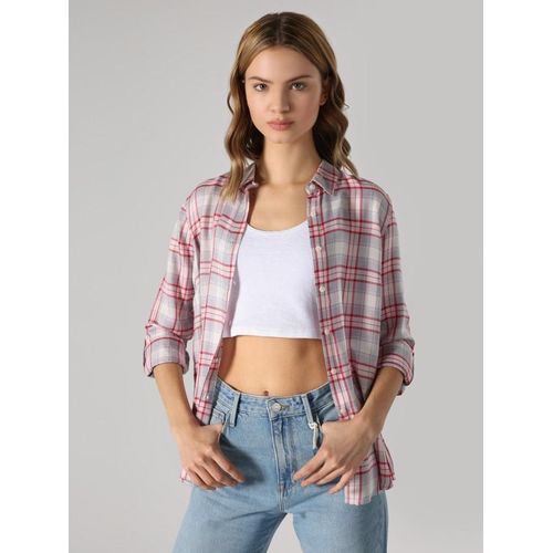 product_image_name-Colins-Chemise à manches longues Gris pour Femme-1