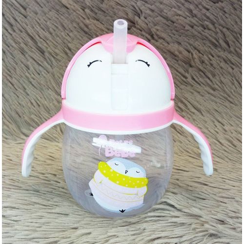 Generic tasse de bébé en Plastique le gobelet dispose d'une paille