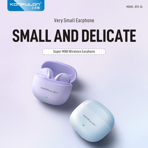 product_image_name-Konfulon-Ecouteur sans fil Original Noir / BTS-34 + Crochets d'Oreilles Sportifs Gratuit-3