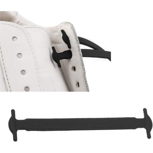 product_image_name-Generic-16 Pièces/Ensemble Lacets artificiel élastiques en silicone pour baskets et autres types de chaussures, adultes Homme et Femme, en Forme de T.-3