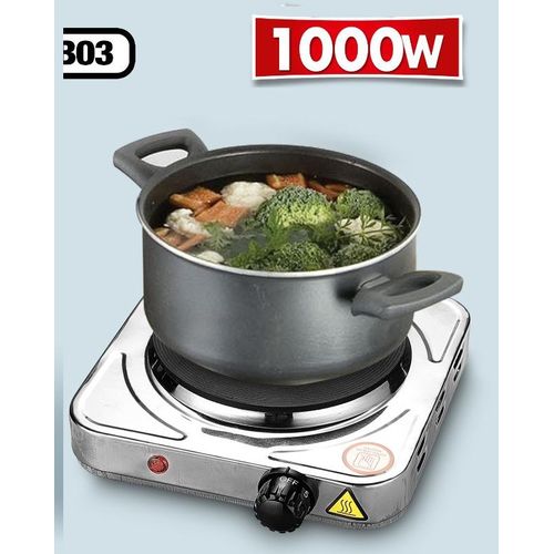 Plaque Chauffante de Cuisson Electrique Inox Imperial 1000W + 1500W